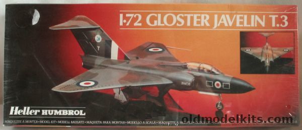 Heller 1/72 Gloster Javelin T.3 Two Seater, 80346 plastic model kit